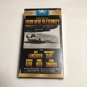 From Here to Eternity VHS 1989 Columbia Classic With Frank Sontra Vintage